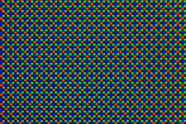 Das OLED-Panel des Galaxy Note 4 nutzt eine RGBG-Pentile-Martix. (Bild: Tobias Költzsch/Golem.de)