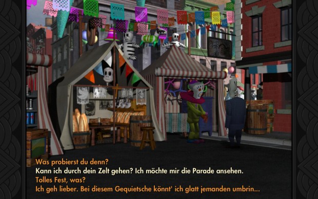 Im Spielverlauf gibt es zahlreiche Multiplechoice-Dialoge. (Screenshot: Golem.de)