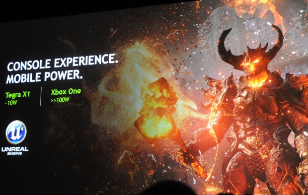 Nvidia stellt Tegra X1 für Autos vor. 