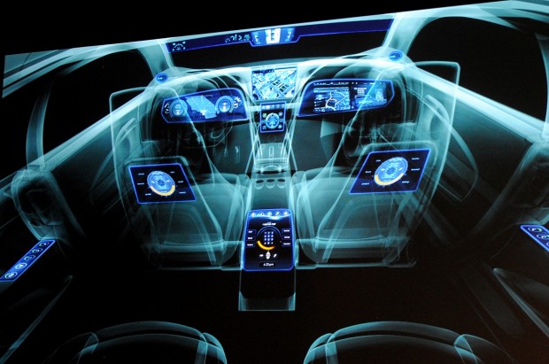 Nvidia stellt Tegra X1 für Autos vor. 