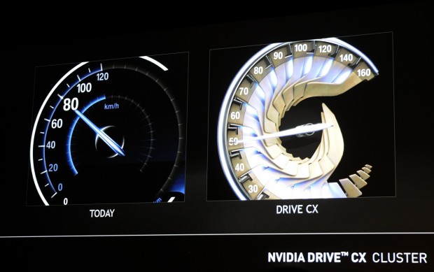 Nvidia stellt Tegra X1 für Autos vor. 