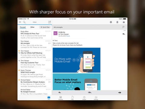 Outlook f&uuml;r iOS (Bild: Microsoft)