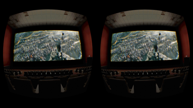 Der Hobbit im VR-Kino (Screenshot: Golem.de)