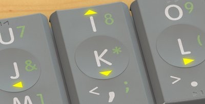 Cursortasten in der Textblade (Bild: Waytools)