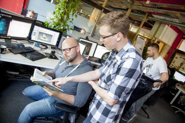 Arbeit an The Witcher 3 bei CD Projekt Red in Warschau (Foto: CD Projekt)
