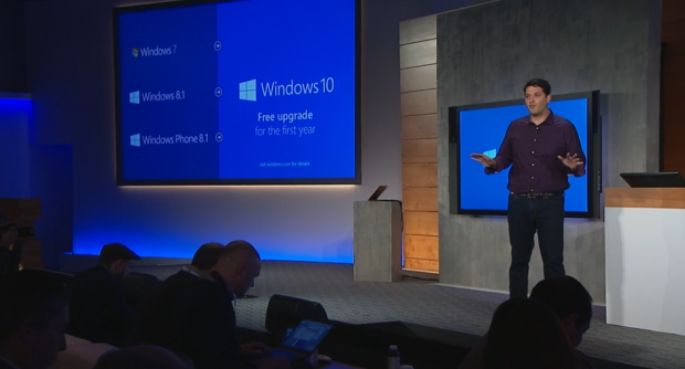 Microsoft zeigt Neues zu Windows 10. (Screenshots: Golem.de)