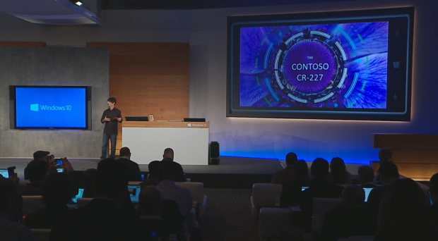 Microsoft zeigt Neues zu Windows 10. (Screenshots: Golem.de)