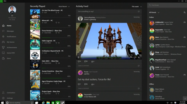Microsoft zeigt Neues zu Windows 10. (Screenshots: Golem.de)