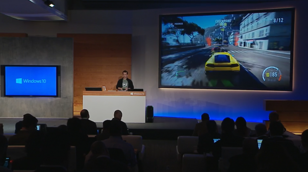 Microsoft zeigt Neues zu Windows 10. (Screenshots: Golem.de)