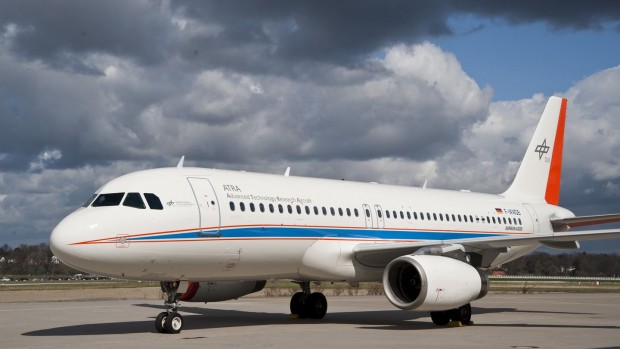 Atra ist ein umgebauter Airbus A320. Es ist das größte Forschungsflugzeug des DLR. (Foto: DLR CC-BY 3.0)