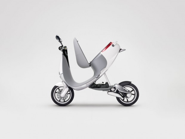 Der Fahrer tauscht diese dann aus - sie befinden sich unter der Sitzbank. (Foto: Gogoro)