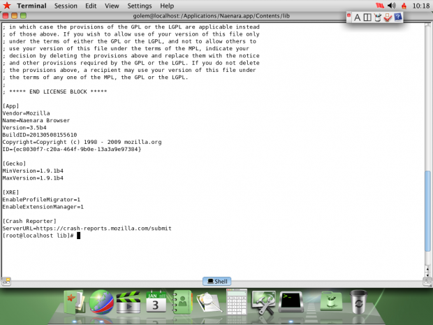Der Browser Naenara basiert auf Firefox in der nicht ganz taufrischen Version 3.5b4 aus dem Jahr 2009. (Screenshot: Golem.de)