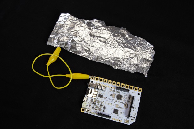 Als Sensor kann jede Art von leitfähigem Material dienen. (Foto: Fabian Hamacher/Golem.de)