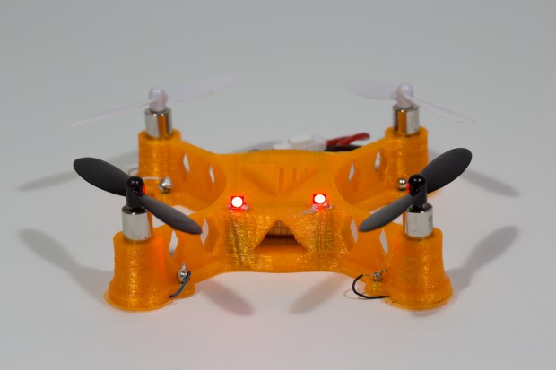 Gedruckter Minicopter mit integrierten Leiterbahnen, ... (Foto: Voxel8)