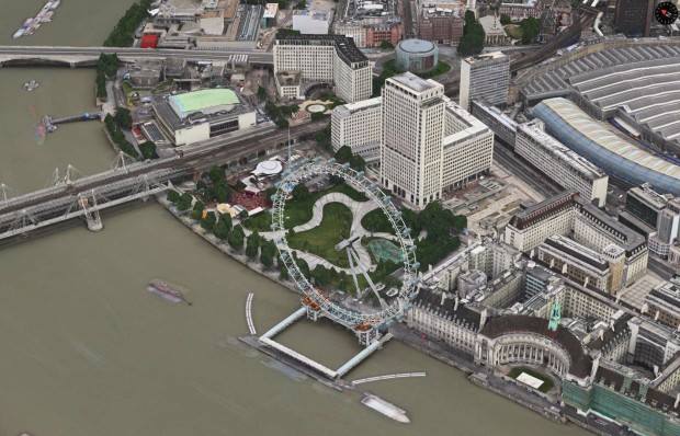 London Eye in Apple Maps (Bild: Apple)