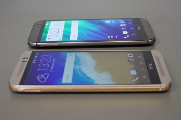 Vorne das One (M9) hinten das One (M8) (Bild: Ingo Pakalski/Golem.de)