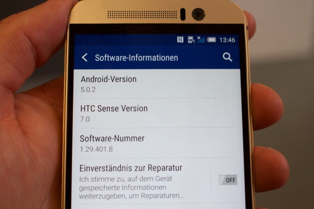 HTC One (M9) (Bild: Ingo Pakalski/Golem.de)