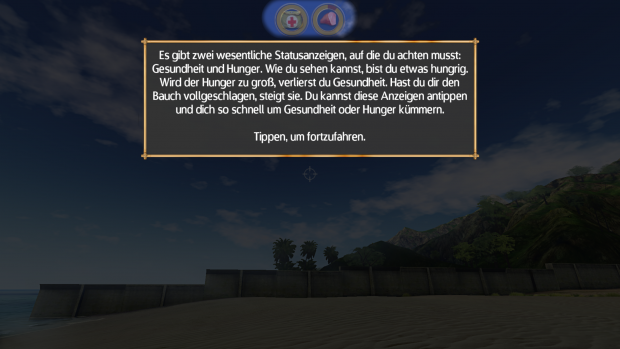 Beim Einstieg helfen gut gemachte Tutorial-Texte. (Screenshot: Golem.de)
