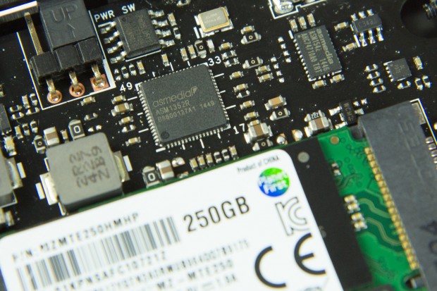 Der Client-Controller für USB 3.1, der ASM1352R (Bild: Martin Wolf/Golem.de)