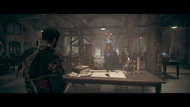 In der Werkstatt von Nikola Tesla gibt es Ausrüstung. (Screenshot: Golem.de)