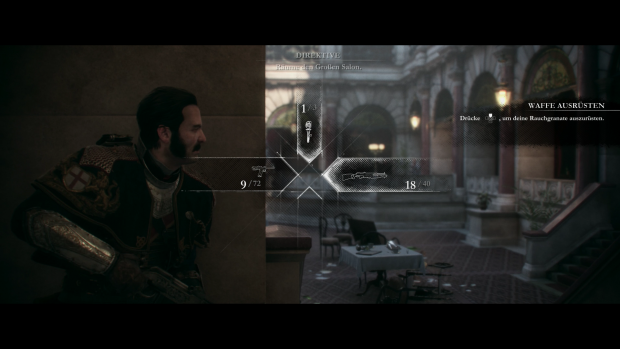 Das Menü zur Waffenauswahl ist sehr übersichtlich. (Screenshot: Golem.de)
