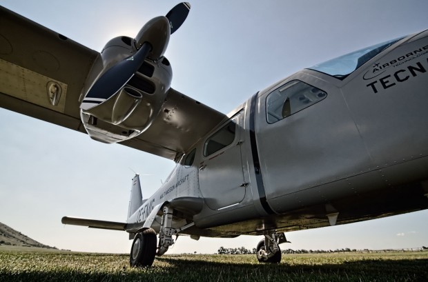 Die Ausgrabungsstätte Carnuntum wird auch mit dem Flugzeug untersucht. (Foto: LBI Arch Pro, Geert Verhoeven)