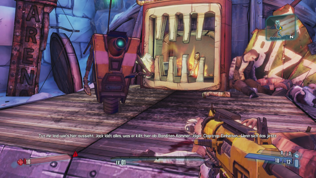 Borderlands 2 auf der PS4 (Screenshot: Golem.de)