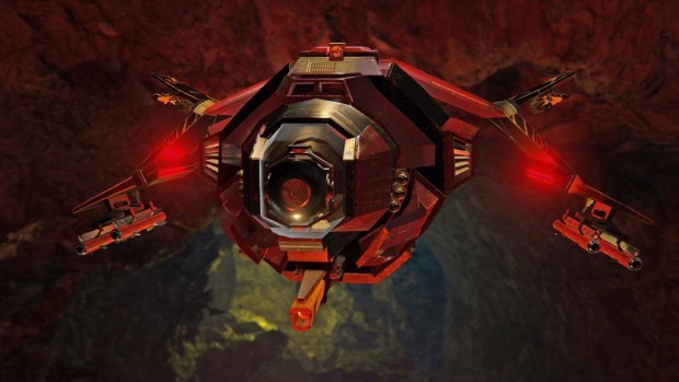 Die acht Schiffstypen haben besondere Stärken wie Aufklärung, Transport oder Verteidigung. Die eigenen Vehikel lassen sich auch individuell upgraden und tunen. (Bild: Descendent Studios)