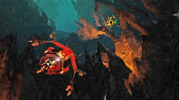 Descent: Underground setzt auf Multiplayer-Schlachten mit bis zu 64 Teilnehmern, die auf verschiedene Teams aufgeteilt sind. (Bild: Descendent Studios)