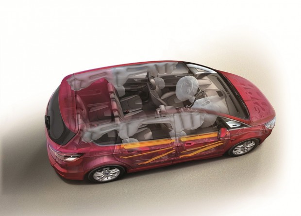 Ford S-Max - Sicherheitssysteme und Airbags (Bild: Ford)