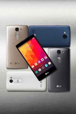 Die neuen Einsteiger- und Mittelklasse-Smartphones von LG: Joy, Leon, Spirit und Magna (Bild: LG)