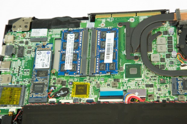 Innenleben von MSIs GS30-Notebook (Bild: Martin Wolf/Golem.de)