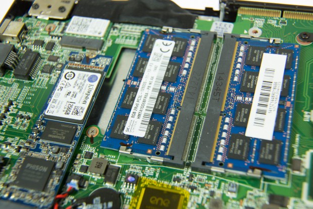 Innenleben von MSIs GS30-Notebook (Bild: Martin Wolf/Golem.de)