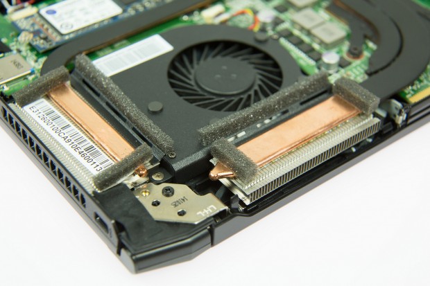 Innenleben von MSIs GS30-Notebook (Bild: Martin Wolf/Golem.de)