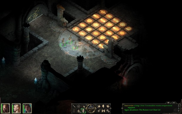 Vorsicht Falle - aber der Schurke kann sie deaktivieren. (Screenshot: Golem.de)