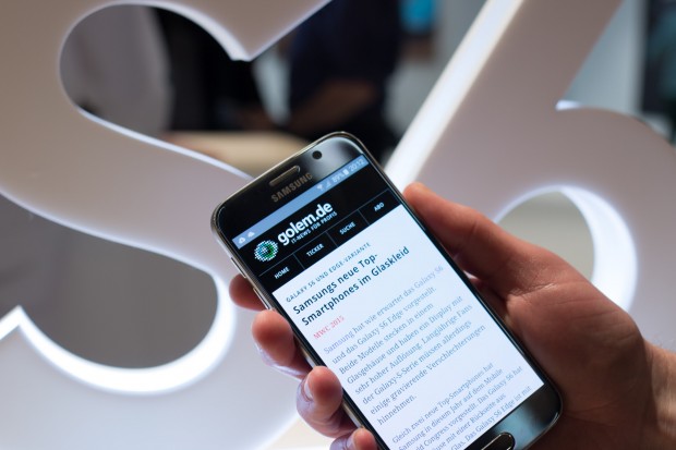 Das Galaxy S6 von Samsung (Bild: Golem.de)