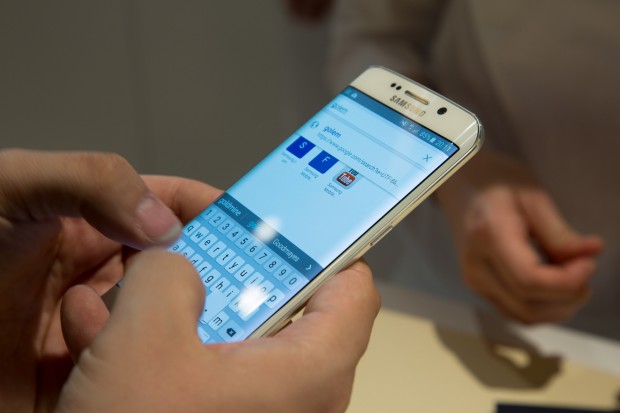 Das Galaxy S6 Edge von Samsung (Bild: Golem.de)