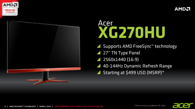 Acer XG270HU (Bild: AMD)