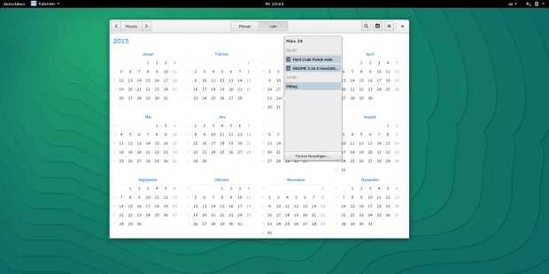 und eine Jahresansicht. (Screenshot: Sebastian Gr&uuml;ner/Golem.de)