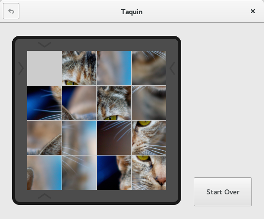 Taquin ist ein simples Strategiespiel... (Screenshot: Sebastian Gr&uuml;ner/Golem.de)