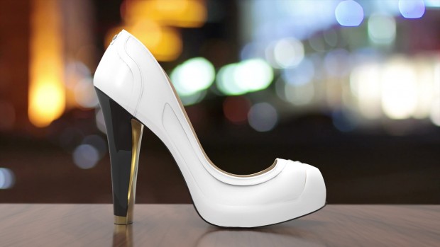 Den Schuh gibt es auch in Weiß. (Foto: iShüu Technologies)