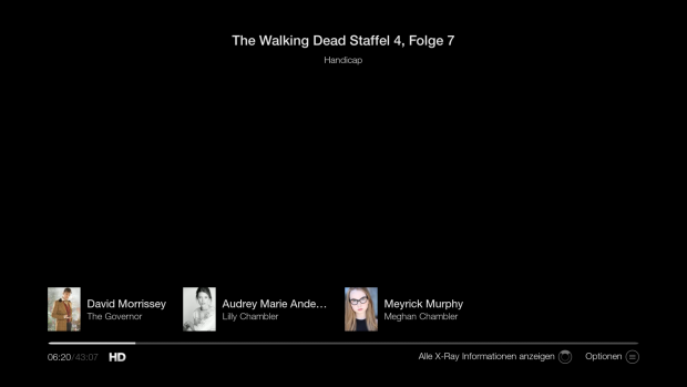 Eingeblendetes X-Ray in der Fernsehserie The Walking Dead (Screenshot: Golem.de) Anmerkung: Das Standbild wird von Amazon aus rechtlichen Gr&uuml;nden geschw&auml;rzt.