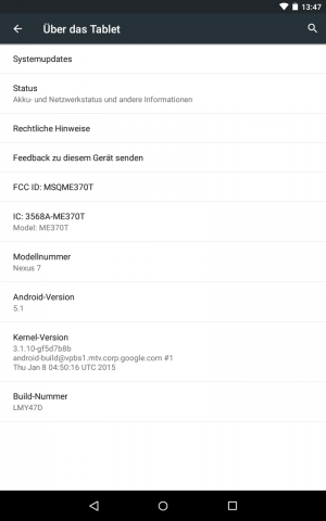 Android 5.1 (Screenshot: Golem.de)