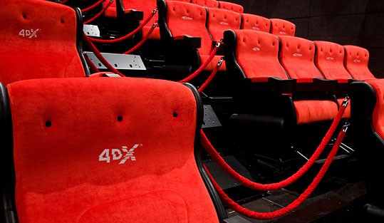 4DX: Regen, Schnee und Wärme auf dem Kinosessel - Golem.de