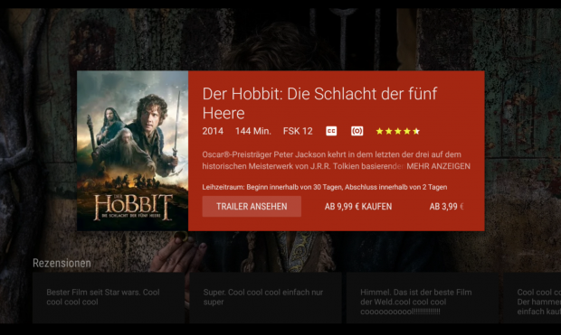 Beschreibungstext in Play-Movies-App (Screenshot: Golem.de)