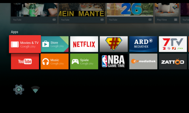 Ab der 16. App wird die App-Liste auf dem Hauptbildschirm in zwei Reihen aufgeteilt. (Screenshot: Golem.de)