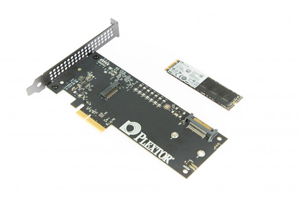 Plextor M6e Black Edition ohne K&uuml;hler mit abmontierter M.2-SSD (Bild: Martin Wolf/Golem.de