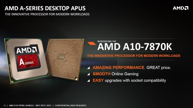 Details zu AMDs A10-7870K (Bild: AMD)
