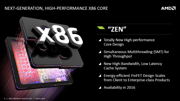 Zen ist die neue x86-Mikroarchitektur. (Bild: AMD)