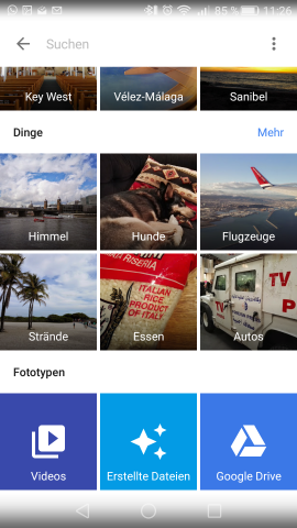 Die neue Suchfunktion arbeitet mit einer recht zuverl&auml;ssigen automatischen Erkennung. (Screenshot: Golem.de)